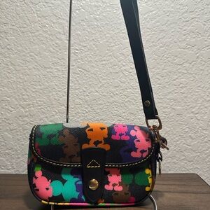 Dooney & Bourke Disney Collab Multicolor Crossbody Bag VGUC